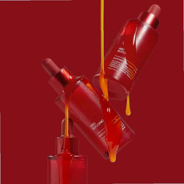 21 Red Succinic Acid Boosting Cleanser Serum